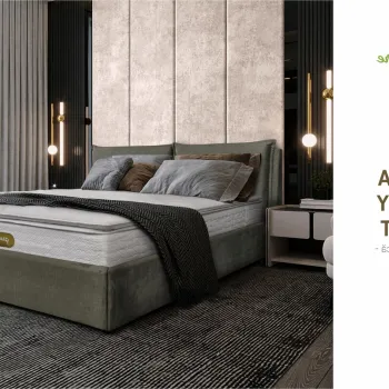 Saltea Ortopedica, Dakota, 120x200x34 cm, Arcuri Pocket, 5 cm spuma Memory, 7 Zone de Confort, fermitate medie imagine