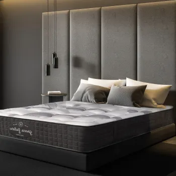 Saltea ortopedica, Green Future, California, 140x190x35 cm, arcuri POCKET, 3 cm spuma Memory Arctic Gel 7 Zone de Confort, fermitate medie imagine