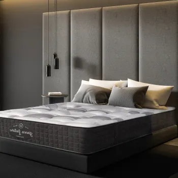 Saltea ortopedica, Green Future, California, 90x200x35 cm, arcuri POCKET, 3 cm spuma Memory Arctic Gel 7 Zone de Confort, fermitate medie imagine