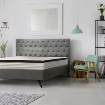 Saltea Perugia Organic Cotton Pocket Memory 7 Zone de Confort 140x190 cm imagine