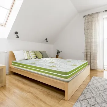 Saltea Super Ortopedica Aloe Vera 3 Memory 7 Zone 140x190x17 cm imagine