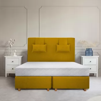 Saltea SuperOrtopedica KONFORTA+ 18 cm, 100x200x18 cm, Husa detasabila, lavabila, matlasata, hipoalergenica, Reversibila, Fermitate Medie imagine