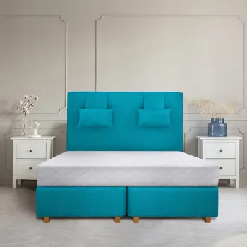 Saltea SuperOrtopedica KONFORTA+ 18 cm, 180x190x18cm, Husa detasabila, lavabila, matlasata, hipoalergenica, Reversibila, Ferma imagine