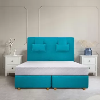 Saltea SuperOrtopedica KONFORTA+ 18 cm, 90x200x18cm, Husa detasabila, lavabila, matlasata, hipoalergenica, Reversibila, Ferma imagine