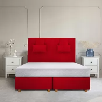 Saltea SuperOrtopedica KONFORTA 19 cm, 160x200x19cm, Husa detasabila, lavabila, matlasata, hipoalergenica, Reversibila imagine