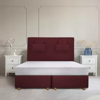 Saltea SuperOrtopedica KONFORTA+ 20 cm, 100x200x20cm, Husa detasabila, lavabila, matlasata, hipoalergenica, Reversibila, Ferma imagine