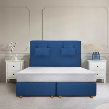 Saltea SuperOrtopedica KONFORTA XXL, 90x200x18cm, Spuma poliuretanica, Husa detasabila, hipoalergenica, Reversibila, Ferma imagine