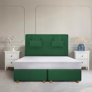 Saltea SuperOrtopedica KONFORTA XXL, 90x200x19cm, Spuma poliuretanica, Husa detasabila, hipoalergenica, Reversibila, Ferma imagine