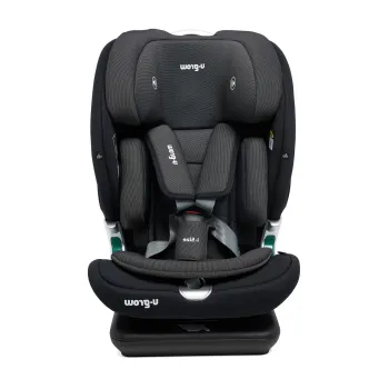 Scaun auto cu isofix U-grow, 52.3x45.3x69 cm, poliester, negru imagine