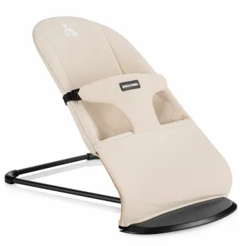 Scaun balansoar pentru bebelusi, Wallxpert, 3 Kademeli, Crem imagine