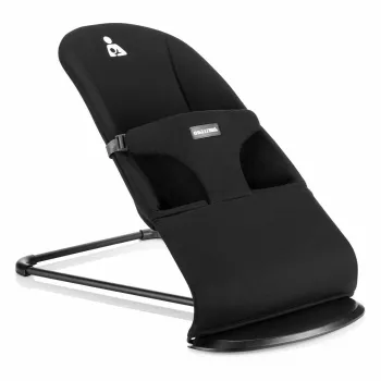 Scaun balansoar pentru bebelusi, Wallxpert, 3 Kademeli, Negru imagine