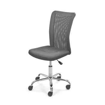 Scaun de birou pentru copii Bonnie, Inter Link, 43x42x88-98 cm, rotativ, metal/poliuretan, gri imagine