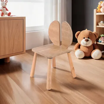 Scaun de masa pentru bebelusi, Hanah Home, BLTYZ-AKTV042, 30x57x30 cm, Stejar imagine