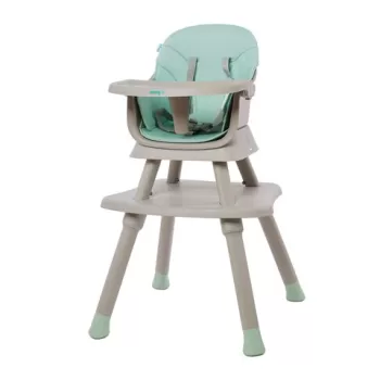 Scaun de masa pentru bebelusi U-grow, 60x58.5x96.5 cm, verde menta imagine