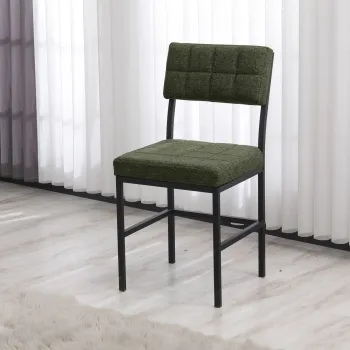 Scaun, Hanah Home, Dubai, 40x82x40 cm, Verde imagine