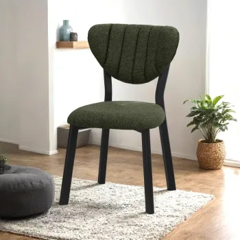 Scaun, Hanah Home, Elma, 47x85x45 cm, Verde imagine