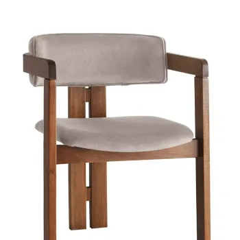 Scaun, Nmobb, CO, Cadru: 100% LEMN, Nuc / Maro deschis imagine