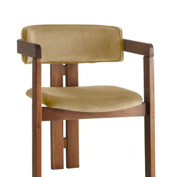 Scaun, Nmobb, CO, Cadru: 100% LEMN, Nuc / Taupe deschis imagine