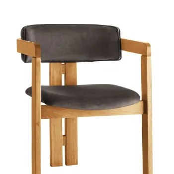 Scaun, Nmobb, CO, Cadru: 100% LEMN, Stejar / Antracit imagine