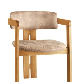 Scaun, Nmobb, CO, Cadru: 100% LEMN, Stejar / Bej imagine