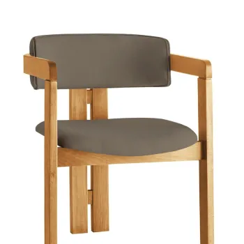 Scaun, Nmobb, CO, Cadru: 100% LEMN, Stejar / Maro imagine