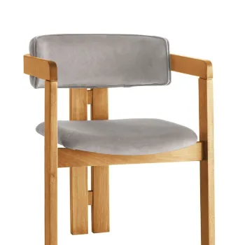 Scaun, Nmobb, CO, Cadru: 100% LEMN, Stejar / Maro deschis imagine