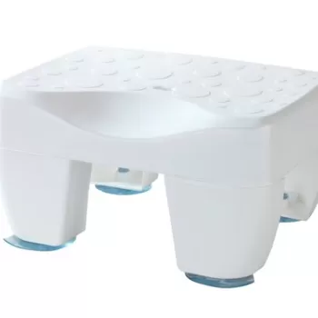 Scaun pentru baie, Wenko, Secura, 40 x 31 x 21 cm, polipropilena, alb imagine