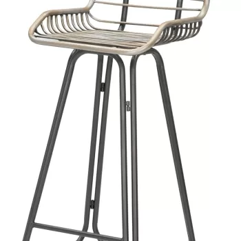 Scaun pentru bar, Mauro Ferretti, 45x45x102 cm, fier imagine