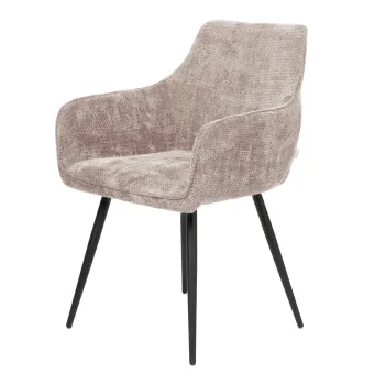 Scaun Satori Pop, Homla, 59x57x84 cm, MDF/metal/poliester, bej imagine