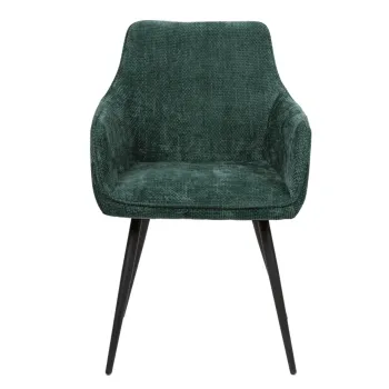 Scaun Satori Pop, Homla, 59x57x84 cm, MDF/metal/poliester, verde imagine