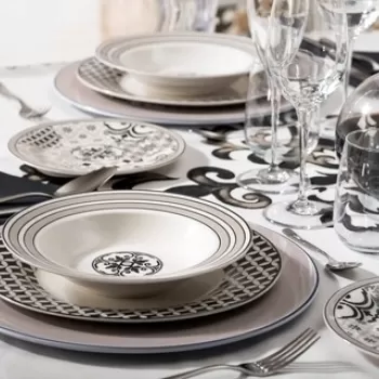 Serviciu de masa 18 piese, Alhambra, Brandani, portelan imagine