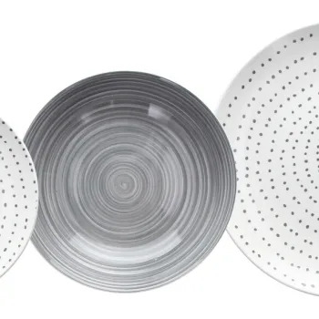 Serviciu de masa 18 piese Madison Koonan, Tognana Porcellane, portelan, multicolor imagine