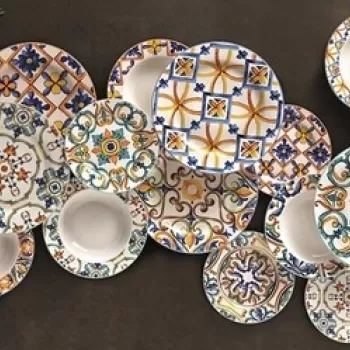 Serviciu de masa 18 piese, Medicea, Brandani, portelan imagine