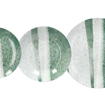 Serviciu de masa 18 piese Moon Malachite, Andrea Fontebasso, portelan, multicolor imagine