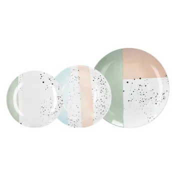 Serviciu de masa 18 piese Moon Pastel, Andrea Fontebasso, portelan, multicolor imagine