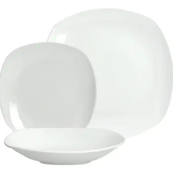 Serviciu de masa 18 piese Splendor, Tognana Porcellane, portelan, alb imagine