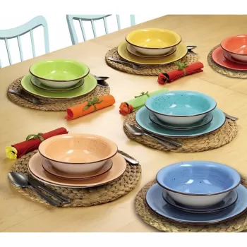 Serviciu de masa 18 piese, Tognana, Art Pepper, ceramica imagine