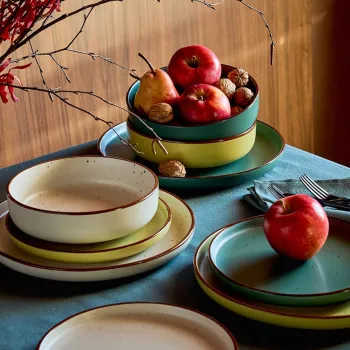 Serviciu de masa 18 piese Urban Ardenne, Tognana, ceramica, multicolor imagine