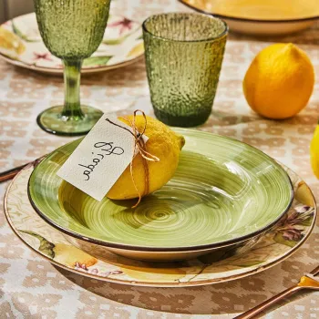 Serviciu de masa 18 piese Vela Zagara, Tognana, ceramica, multicolor imagine