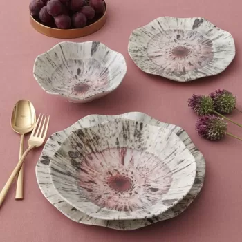 Serviciu de masa, 24 piese, GBSNES24Y41001159, G?ral Porselen, portelan, multicolor imagine