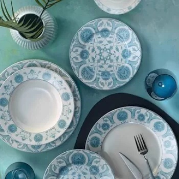 Serviciu de masa 24 piese NNLB24Y2885503, Kutahya Porselen, portelan, multicolor imagine