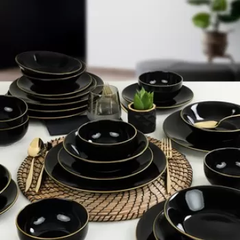 Serviciu de masa, 24 piese, TY038120F982A, Keramika, gresie, multicolor imagine