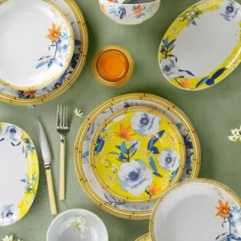 Serviciu de masa, Beros, 973BRS2701, Portelan, 27 cm, Multicolor imagine