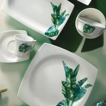 Serviciu de masa breakfast 28 piese BNMR28KH1210150, Kutahya Porselen, ceramica, multicolor imagine