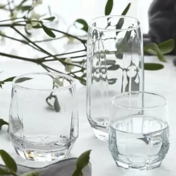 Set 18 pahare LV-DIAS1 INT, Lav, 215 ml/310 ml/ 385 ml, sticla imagine