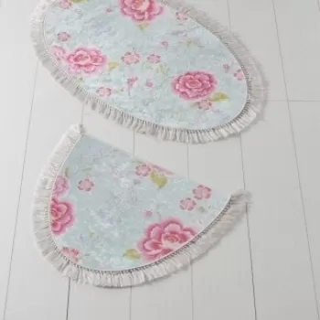 Set 2 covorase de baie, Chilai, Lara Oval imagine