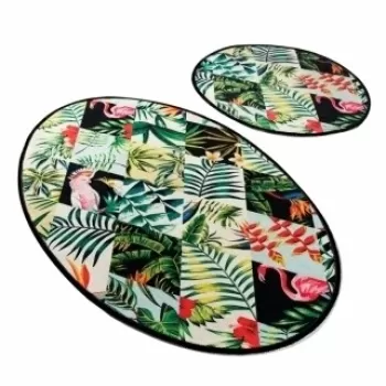 Set 2 covorase de baie, Chilai, Patch DJT imagine