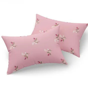 Set 2 fete de perna, Alanur - Pink, Eponj Home, 65% bumbac/35% poliester imagine