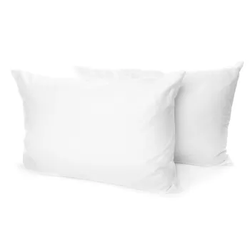 Set 2 fete de perna Heinner Home, 50x70 cm, bumbac, alb imagine