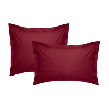 Set 2 fete de perna Oxford (DE), L'essentiel Maison, Tonne Rosse, Rosu inchis imagine